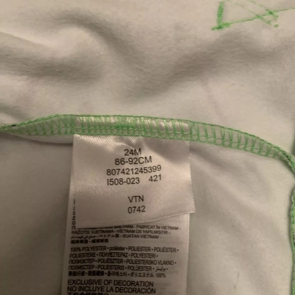 Nike Dri-Fit Therma 2-piece Baby Sweat Pants And Zip Hoodie Green And Black 24M - Picture 12 of 12